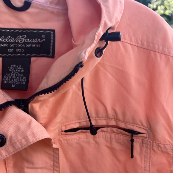Eddie Bauer Peach Hooded Jacket - Picture 4 of 7